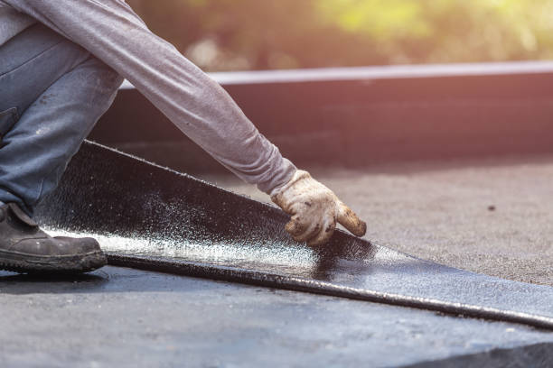 Professional Waterproofing technician working in Oceanport, NJ